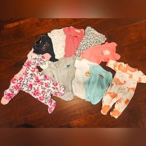 Premie Onsie Bundle (12 Total). Mix Brands